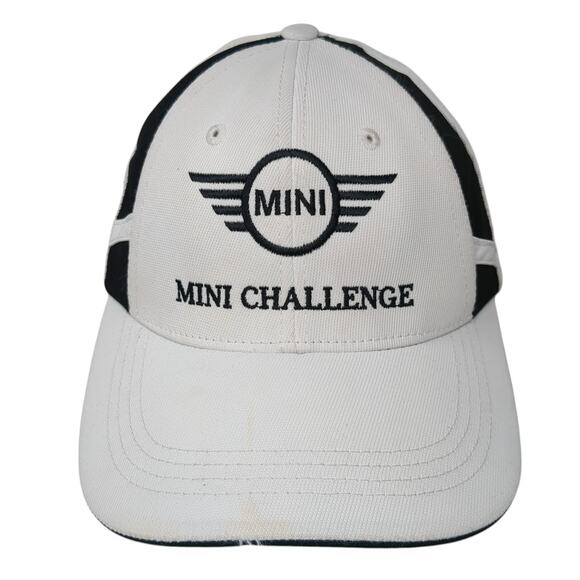 Mini Challenge Molex Tti Strapback Baseball Cap White One Size 6 Panel Sport-Tek - Picture 1 of 9